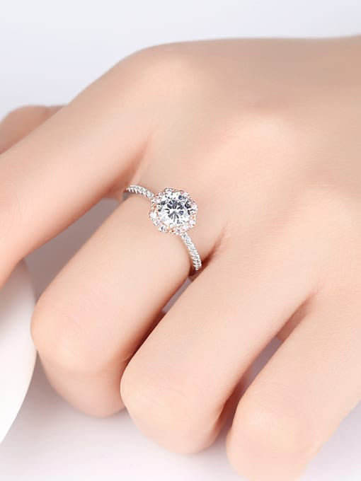 Guinevere Cubic Zirconia Silver Ring