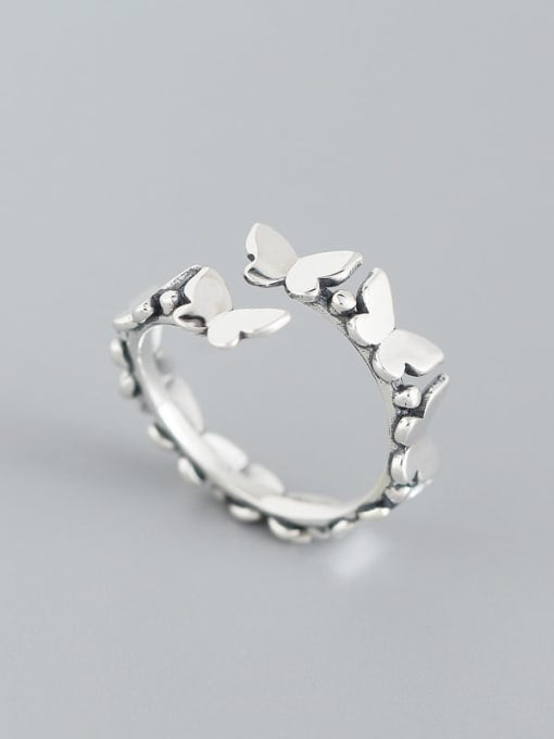 Rosemary Silver Butterfly Ring
